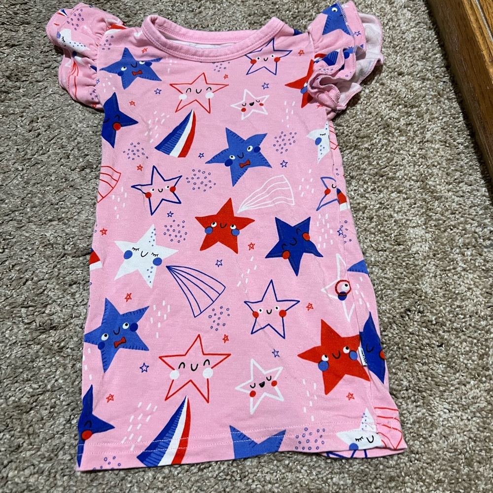 Ruffled top for baby girl